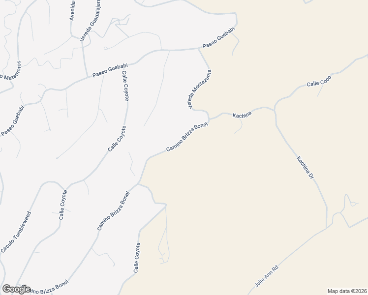 map of restaurants, bars, coffee shops, grocery stores, and more near 435 Camino Brizza Bonnel in Rio Rico