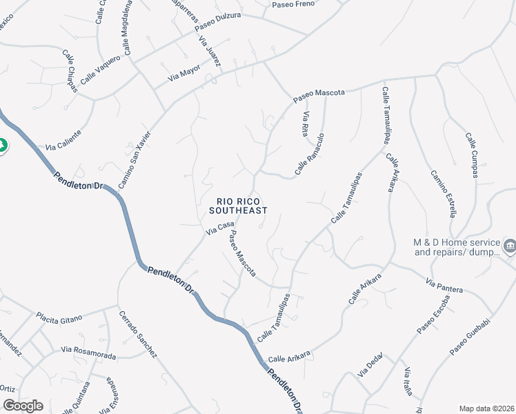 map of restaurants, bars, coffee shops, grocery stores, and more near 201 Mescal Court in Rio Rico