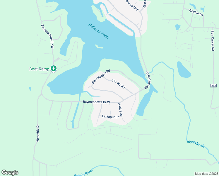 map of restaurants, bars, coffee shops, grocery stores, and more near 727 Pine Needle Road in Douglas