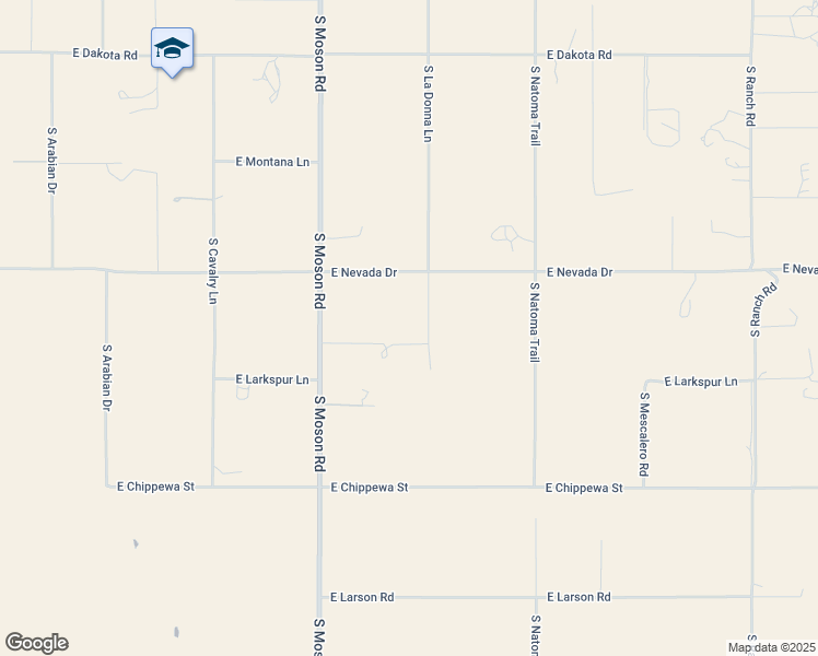 map of restaurants, bars, coffee shops, grocery stores, and more near 6534 South La Donna Lane in Hereford