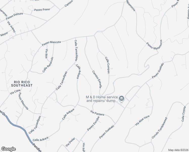 map of restaurants, bars, coffee shops, grocery stores, and more near 295 Guaymas Court in Rio Rico