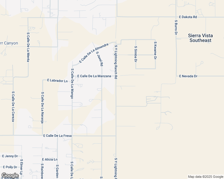map of restaurants, bars, coffee shops, grocery stores, and more near 6474 South Y Lightning Ranch Road in Hereford