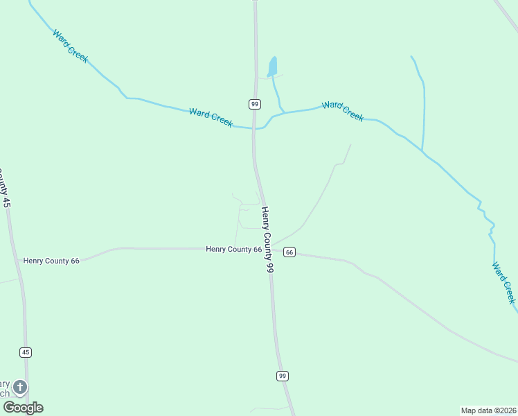 map of restaurants, bars, coffee shops, grocery stores, and more near 112 County Road 99 in Newville