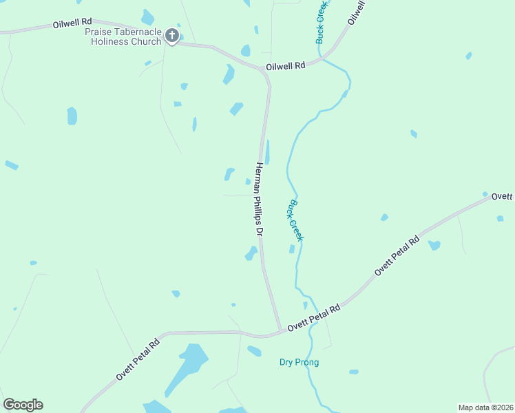 map of restaurants, bars, coffee shops, grocery stores, and more near Herman Phillips Drive in Jones County