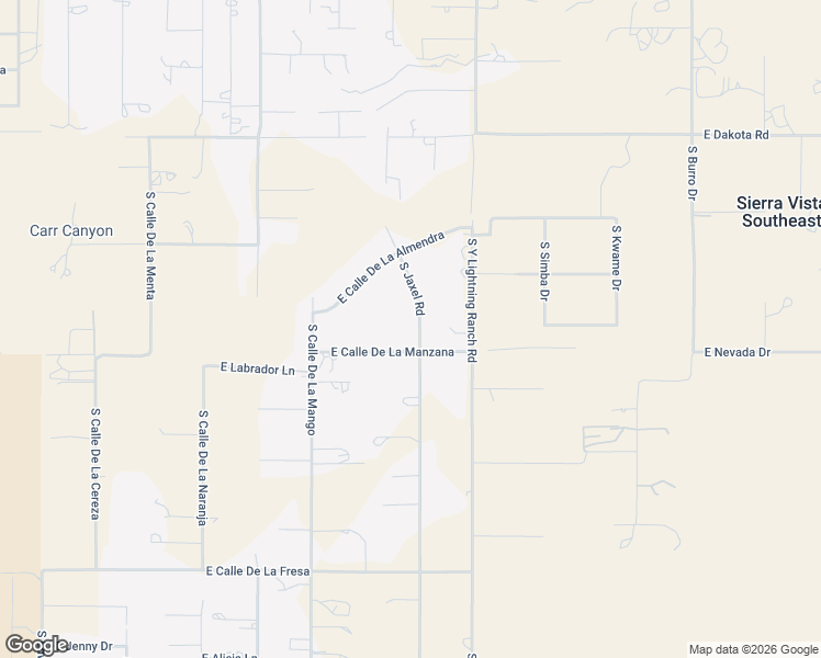 map of restaurants, bars, coffee shops, grocery stores, and more near 6366 South Jaxel Road in Hereford