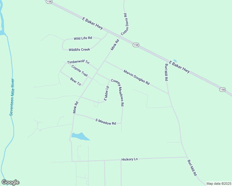 map of restaurants, bars, coffee shops, grocery stores, and more near 325 Country Meadows Road in Nicholls