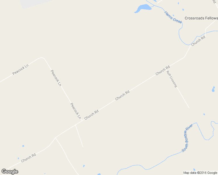 map of restaurants, bars, coffee shops, grocery stores, and more near 3082 Church Road in McGregor