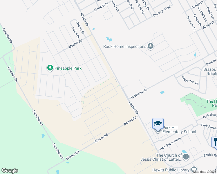 map of restaurants, bars, coffee shops, grocery stores, and more near 11116 Whitlock Drive in Lorena