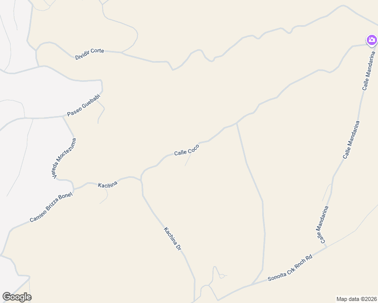 map of restaurants, bars, coffee shops, grocery stores, and more near Calle Coco in Rio Rico