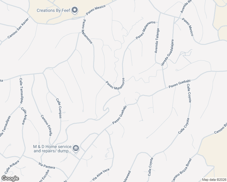 map of restaurants, bars, coffee shops, grocery stores, and more near 1144 Paseo Matamoros in Rio Rico