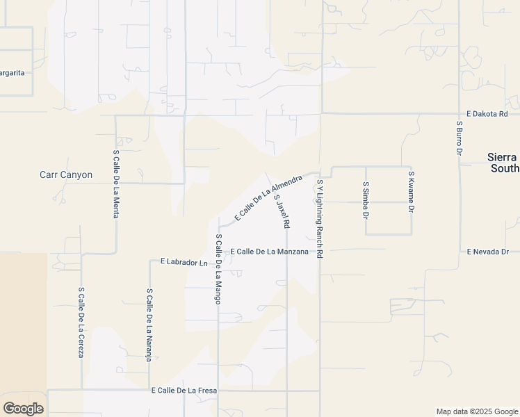 map of restaurants, bars, coffee shops, grocery stores, and more near 5808 East Calle De La Almendra in Hereford
