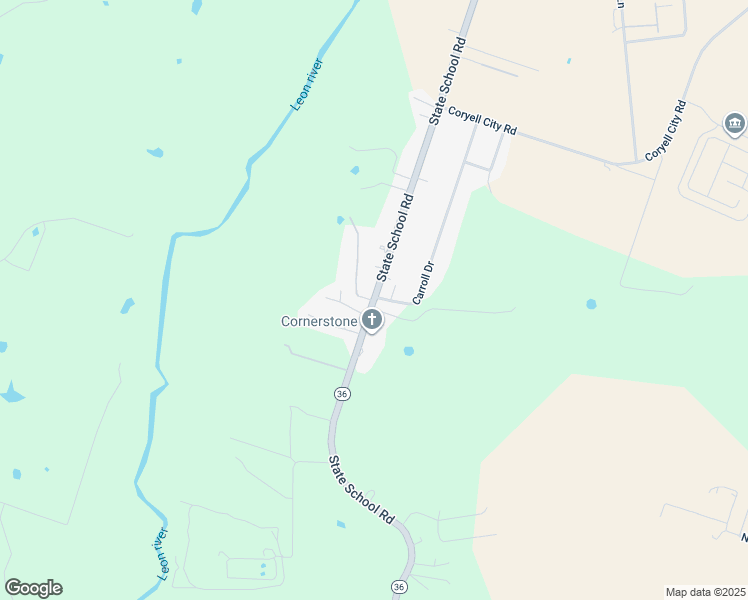 map of restaurants, bars, coffee shops, grocery stores, and more near 196 Highway 36 Business in Gatesville