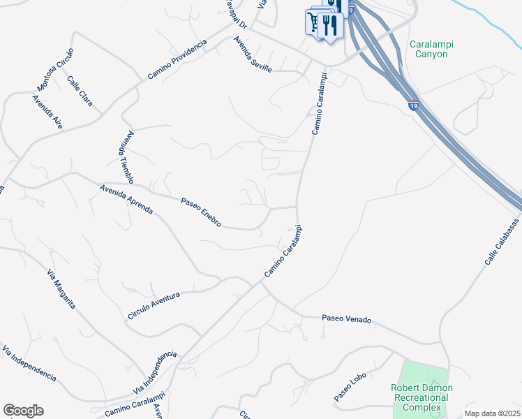 map of restaurants, bars, coffee shops, grocery stores, and more near 372 Paseo Enebro in Rio Rico