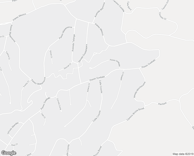 map of restaurants, bars, coffee shops, grocery stores, and more near 1043 Paseo Guebabi in Rio Rico