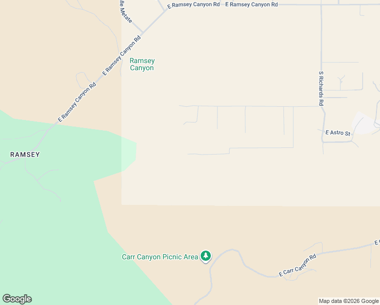 map of restaurants, bars, coffee shops, grocery stores, and more near 1389 East Moonrise Trail in Hereford