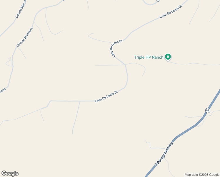map of restaurants, bars, coffee shops, grocery stores, and more near 162 Lado De Loma Drive in Patagonia