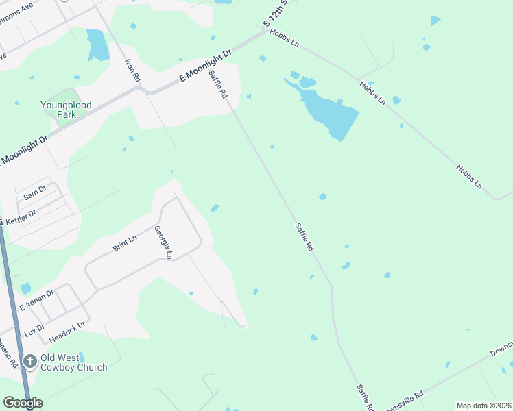 map of restaurants, bars, coffee shops, grocery stores, and more near 596 Saffle Road in Robinson