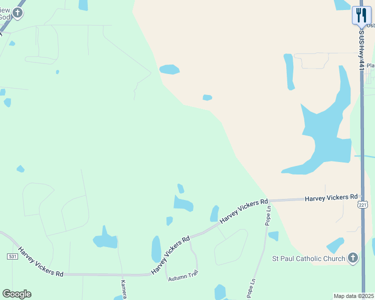map of restaurants, bars, coffee shops, grocery stores, and more near 998 Harvey Vickers Road in Douglas