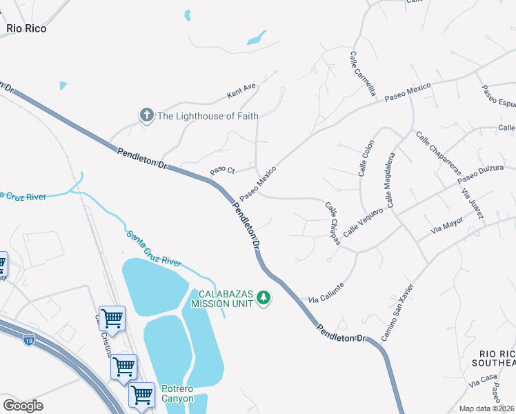 map of restaurants, bars, coffee shops, grocery stores, and more near 49 Paseo Mexico in Rio Rico