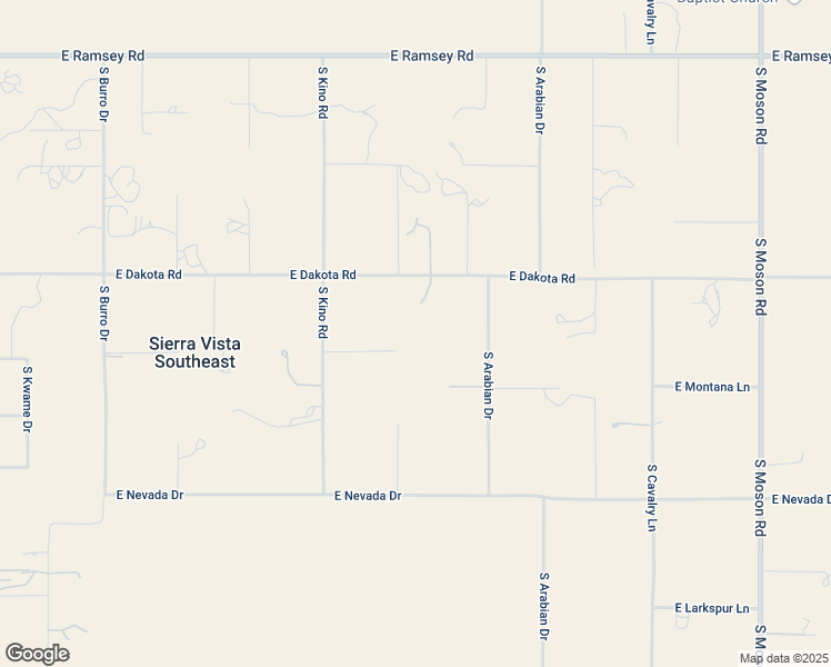 map of restaurants, bars, coffee shops, grocery stores, and more near 6943 East Galahad Lane in Hereford