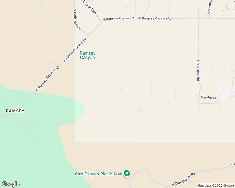 map of restaurants, bars, coffee shops, grocery stores, and more near 1389 East Moonrise Trail in Hereford