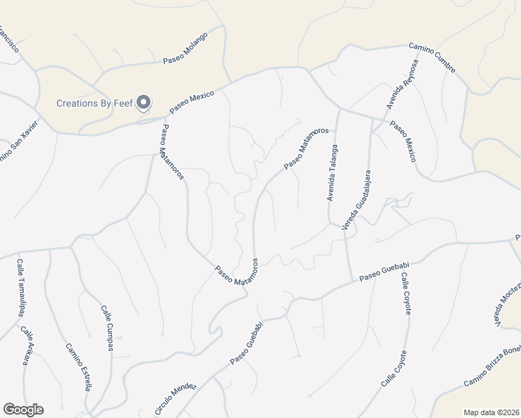 map of restaurants, bars, coffee shops, grocery stores, and more near 1164 Paseo Matamoros in Rio Rico