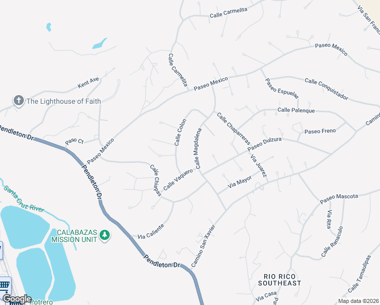 map of restaurants, bars, coffee shops, grocery stores, and more near 1062 Calle Magdalena in Rio Rico