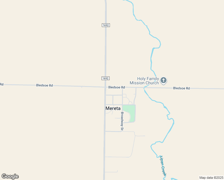 map of restaurants, bars, coffee shops, grocery stores, and more near 17969 Bledsoe Road in Mereta