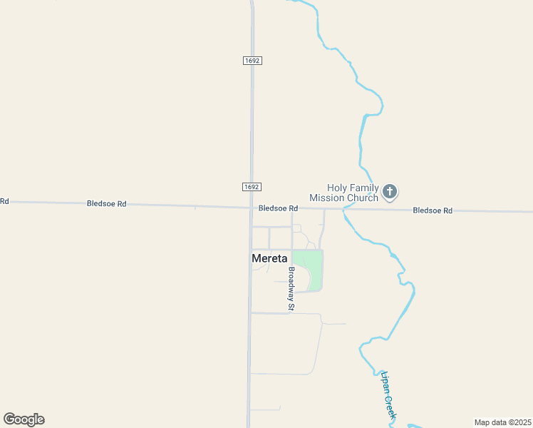 map of restaurants, bars, coffee shops, grocery stores, and more near 17969 Bledsoe Road in Mereta