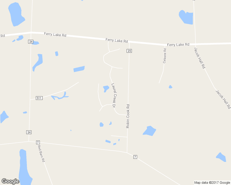map of restaurants, bars, coffee shops, grocery stores, and more near Laurel Creek Drive in Tifton