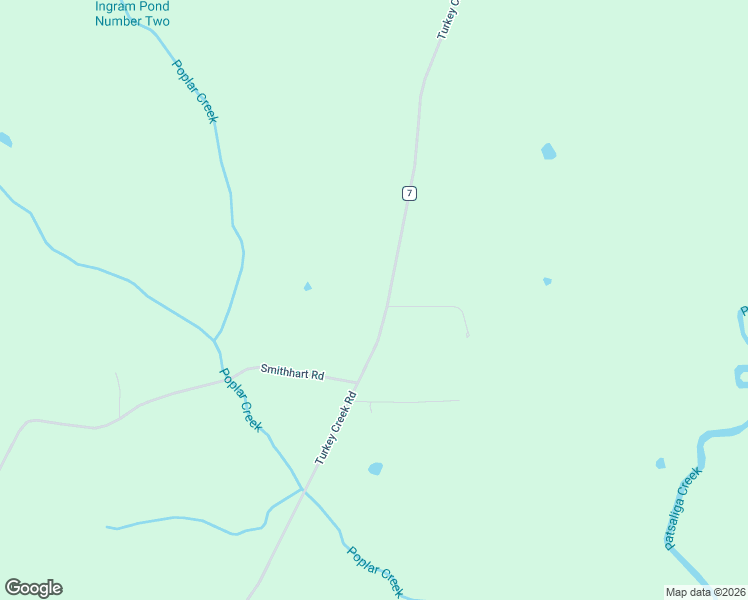 map of restaurants, bars, coffee shops, grocery stores, and more near Turkey Creek Road in Red Level