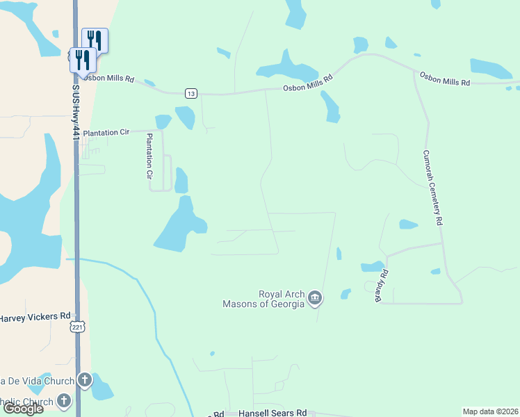 map of restaurants, bars, coffee shops, grocery stores, and more near 410 Pine Valley Drive in Douglas