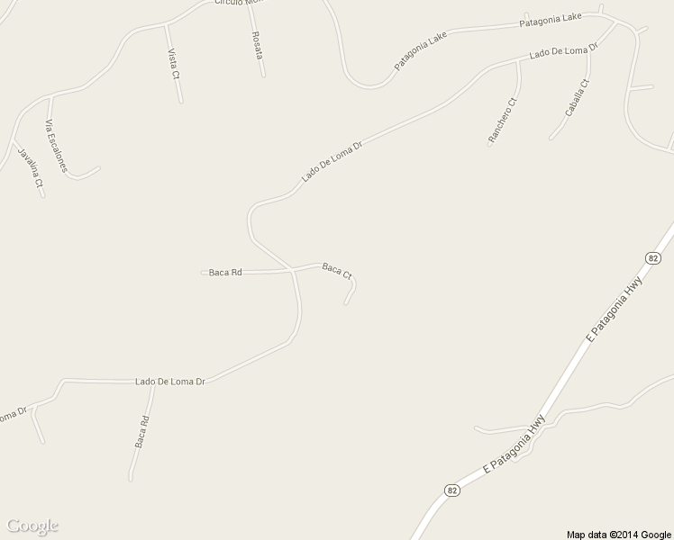 map of restaurants, bars, coffee shops, grocery stores, and more near 3 Baca Ct in Nogales