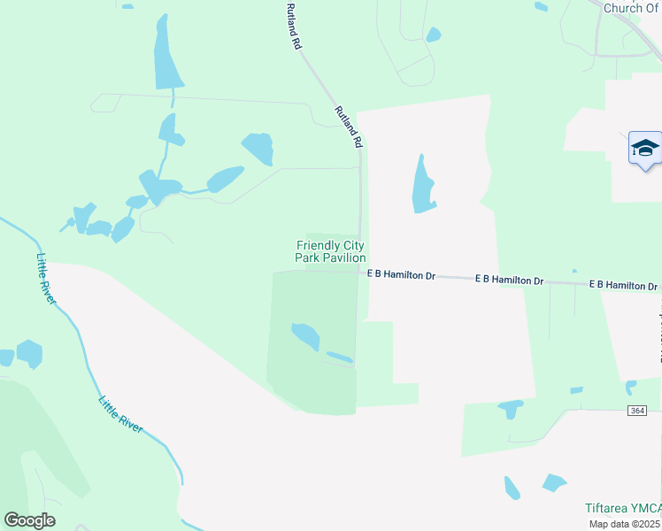 map of restaurants, bars, coffee shops, grocery stores, and more near 3199 East B Hamilton Drive in Tifton