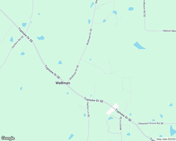 map of restaurants, bars, coffee shops, grocery stores, and more near 1601-1999 Wellman Drive Southeast in Brookhaven