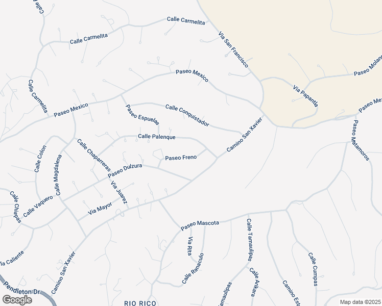 map of restaurants, bars, coffee shops, grocery stores, and more near 1096 Paseo Freno in Rio Rico