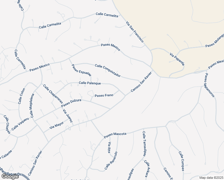 map of restaurants, bars, coffee shops, grocery stores, and more near 1096 Paseo Freno in Rio Rico