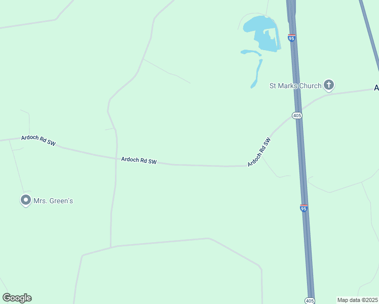map of restaurants, bars, coffee shops, grocery stores, and more near 2132 Ardoch Road Southwest in Townsend