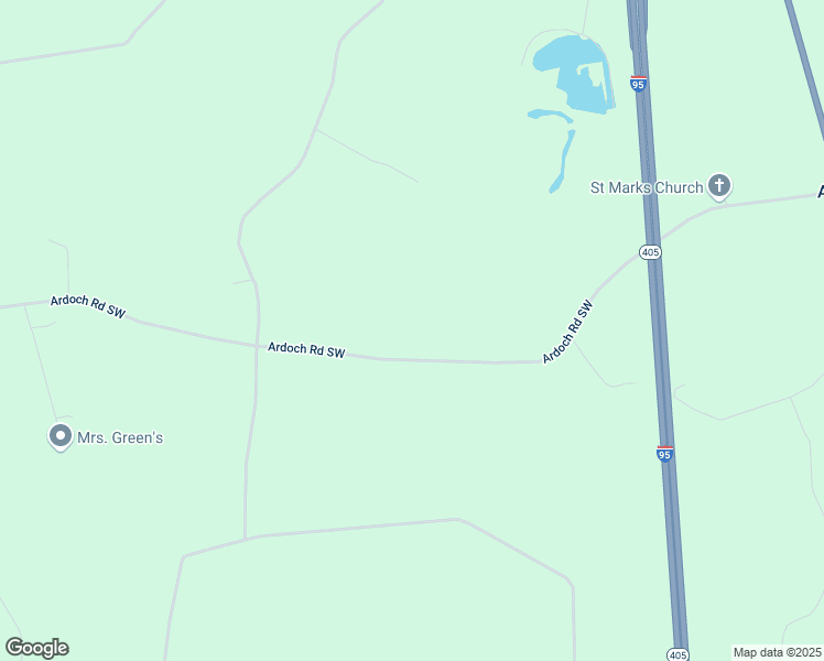 map of restaurants, bars, coffee shops, grocery stores, and more near 2132 Ardoch Road Southwest in Townsend