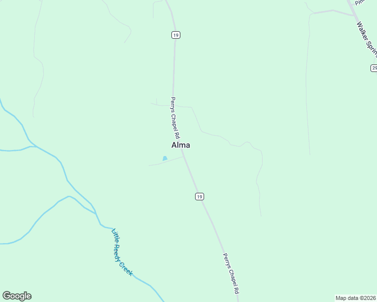 map of restaurants, bars, coffee shops, grocery stores, and more near 2172 Perrys Chapel Road in Gainestown