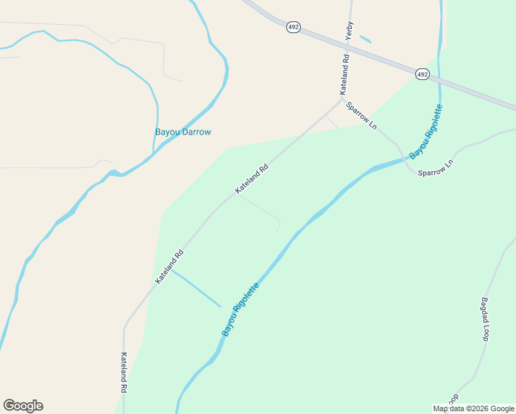 map of restaurants, bars, coffee shops, grocery stores, and more near Jefferson in Grant Parish