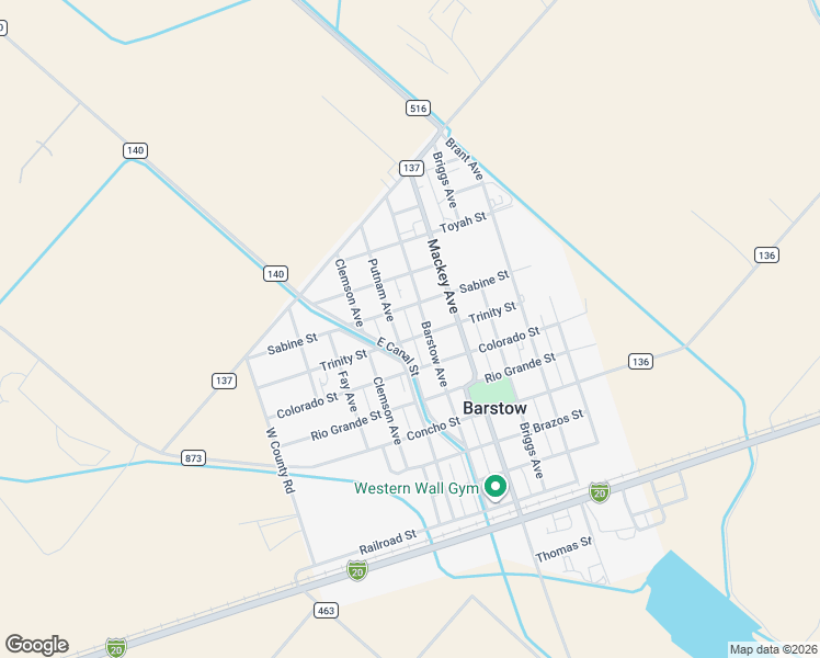 map of restaurants, bars, coffee shops, grocery stores, and more near in Barstow