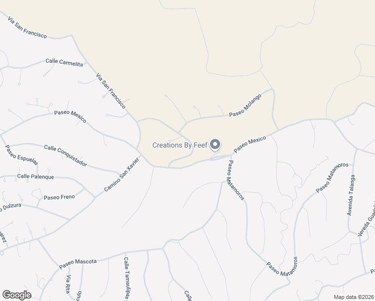 map of restaurants, bars, coffee shops, grocery stores, and more near 1096 Via Papantla in Rio Rico