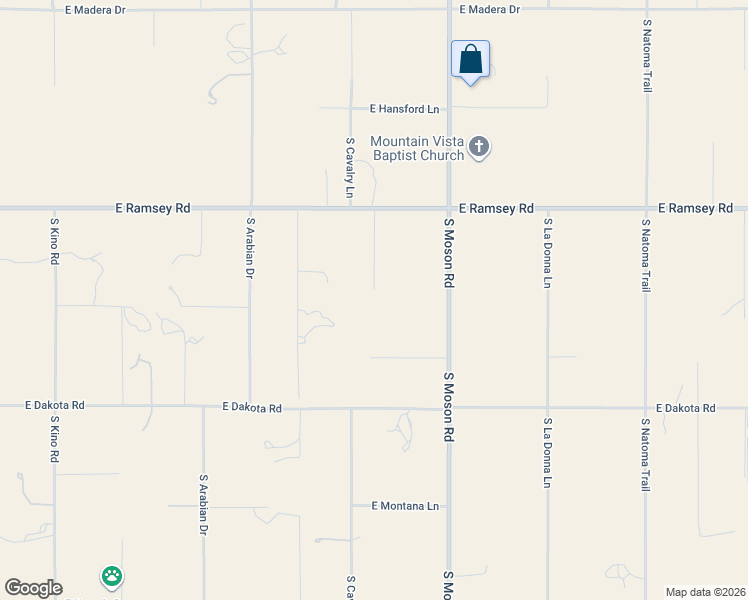 map of restaurants, bars, coffee shops, grocery stores, and more near 5788 Padilla Drive in Hereford