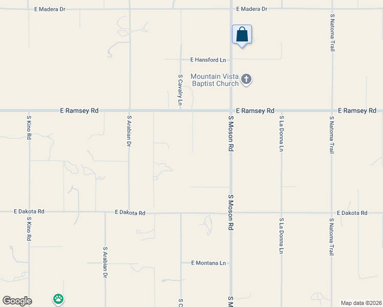 map of restaurants, bars, coffee shops, grocery stores, and more near 5788 Padilla Drive in Hereford