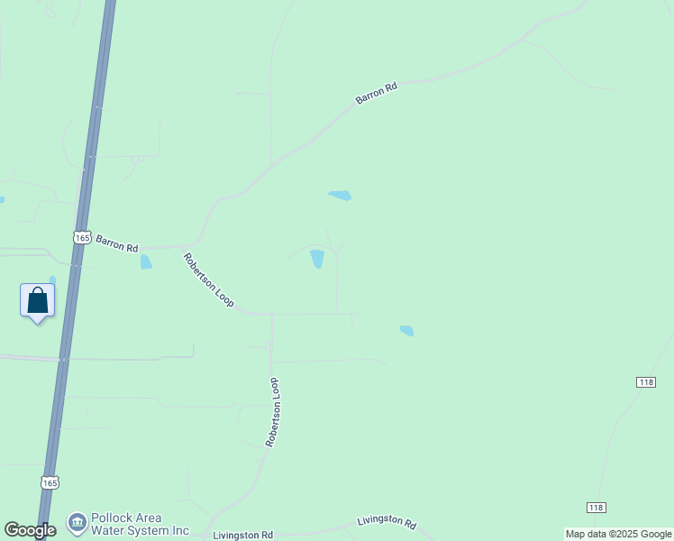 map of restaurants, bars, coffee shops, grocery stores, and more near Sanburn Road in Pollock