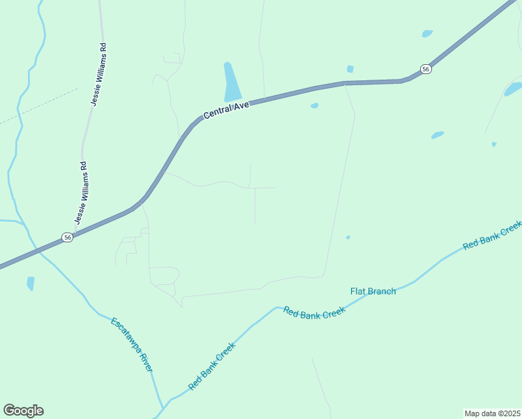 map of restaurants, bars, coffee shops, grocery stores, and more near 352 Dogwood Road in Chatom