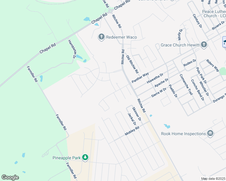 map of restaurants, bars, coffee shops, grocery stores, and more near 2325 Paddington Way in Lorena