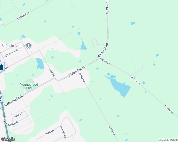 map of restaurants, bars, coffee shops, grocery stores, and more near 203 Saffle Road in Robinson