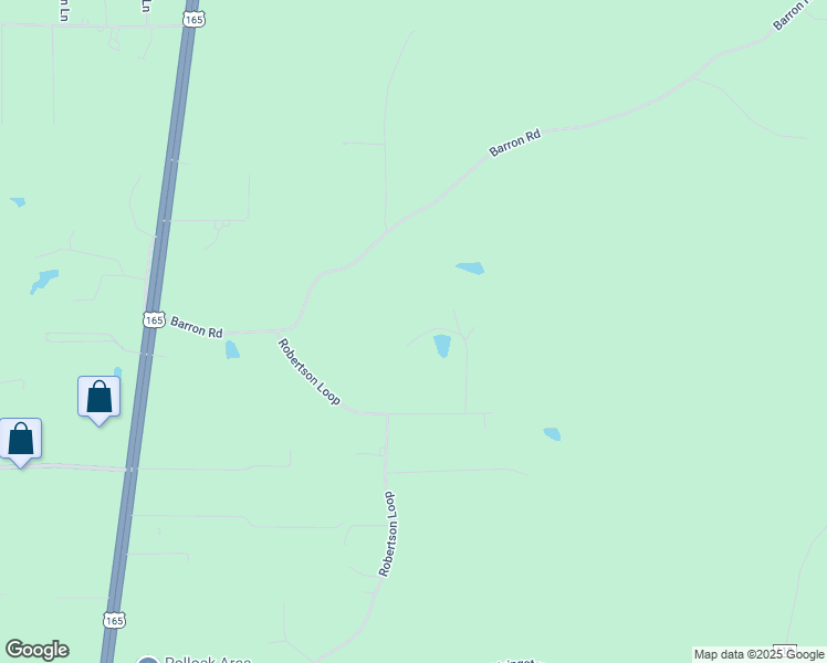 map of restaurants, bars, coffee shops, grocery stores, and more near Sandburn Road in Pollock